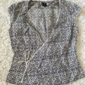 GAP Tie Up Blouse